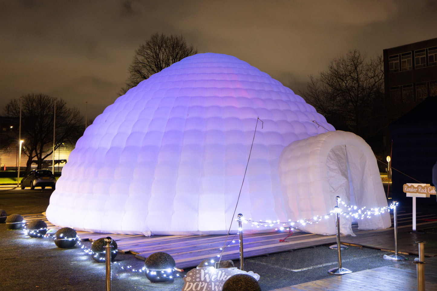 HUUR Opblaasbare IGLO partytent | 10 Meter | event tent