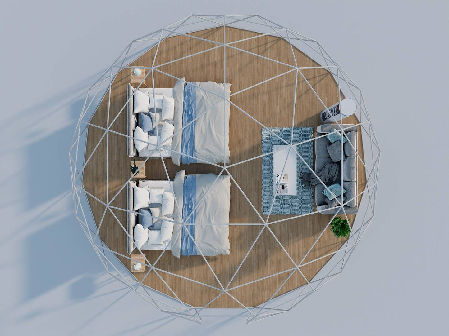 KOOP Glamping DOME GLOBE 6-7-8 meter