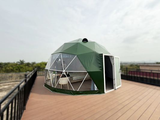 KOOP Glamping DOME GLOBE 7-8 meter GROEN