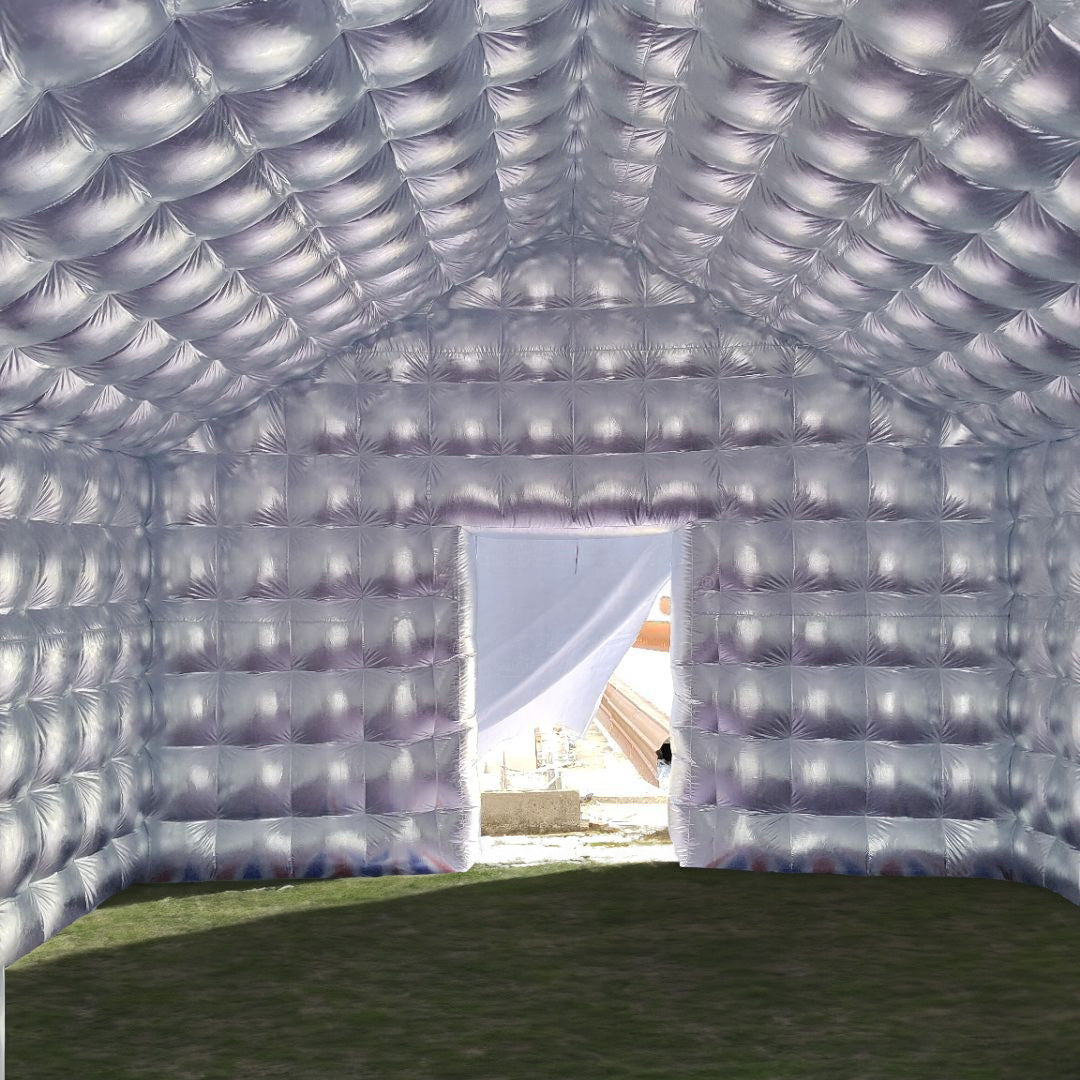 HUUR Zilveren Opblaasbare Nightclub Partytent