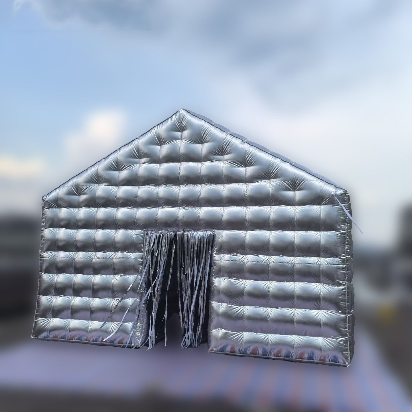 HUUR Zilveren Opblaasbare Nightclub Partytent