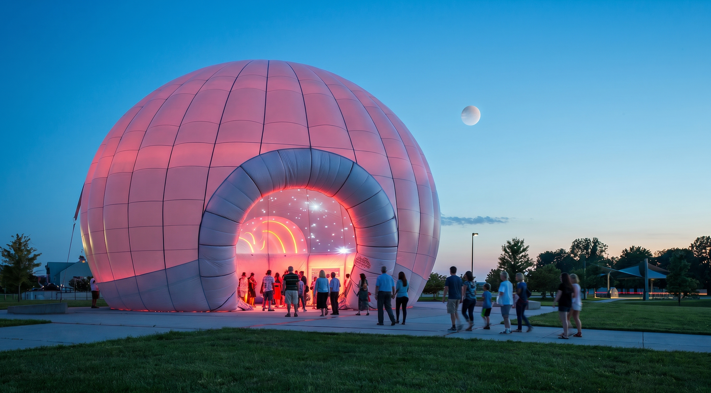 HUUR opblaasbare Luchtballon Partytent