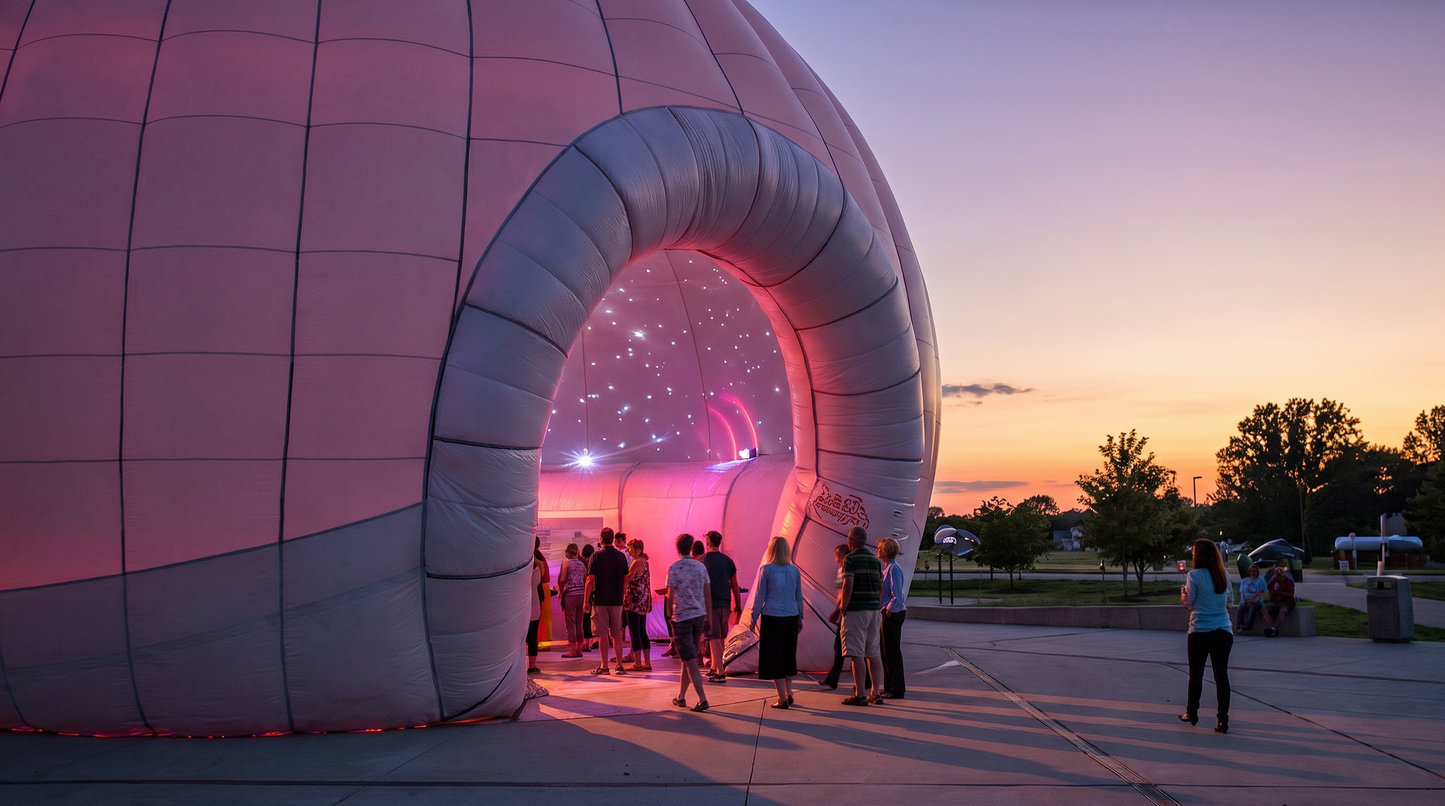 HUUR opblaasbare Luchtballon Partytent