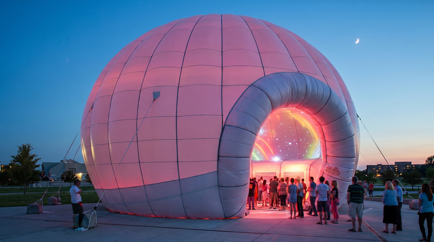 HUUR opblaasbare Luchtballon Partytent