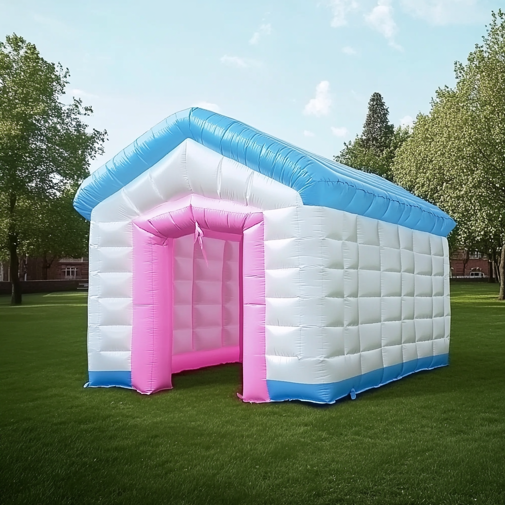 Opblaasbare Partytent Gender Reveal feestje HUUR