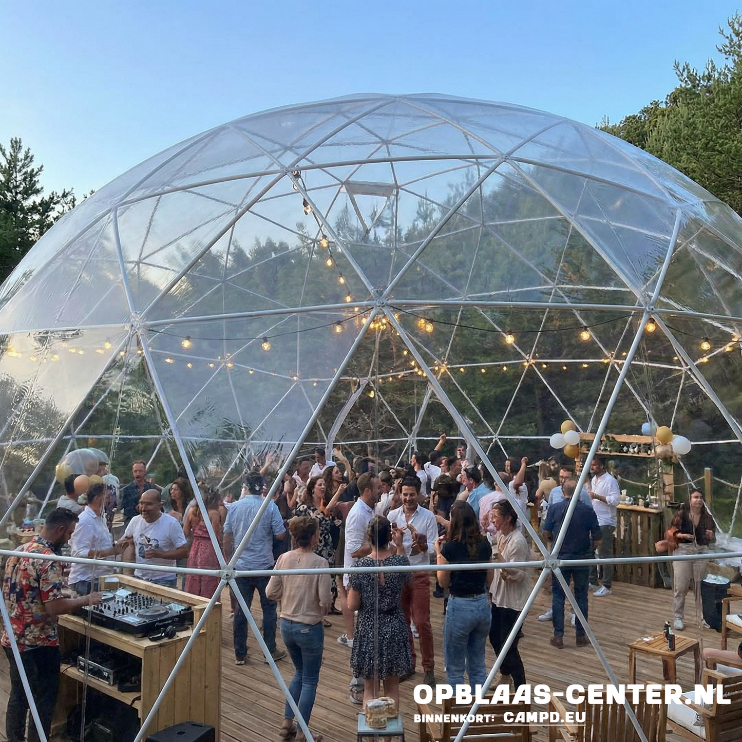DOME transparant - 5-6-7-8-9 meter overkapping