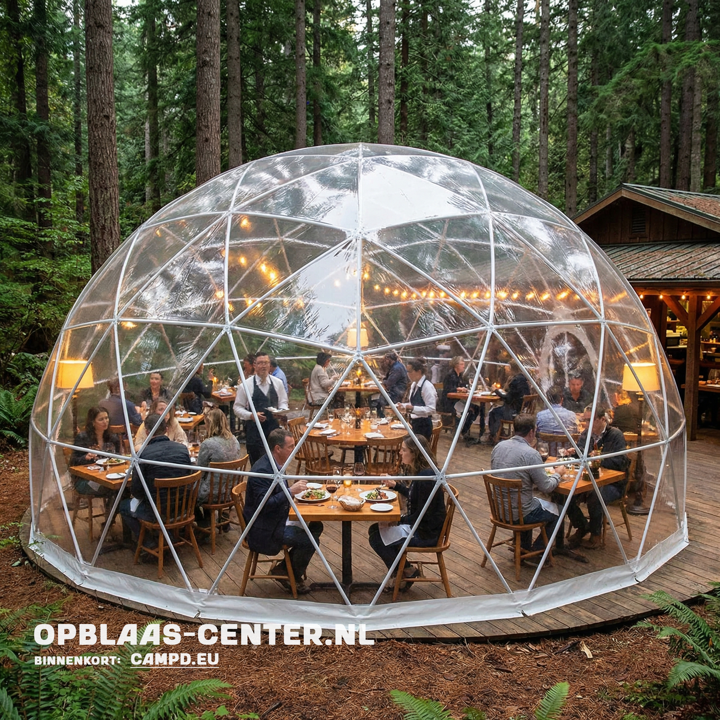 DOME transparant - 5-6-7-8-9 meter overkapping