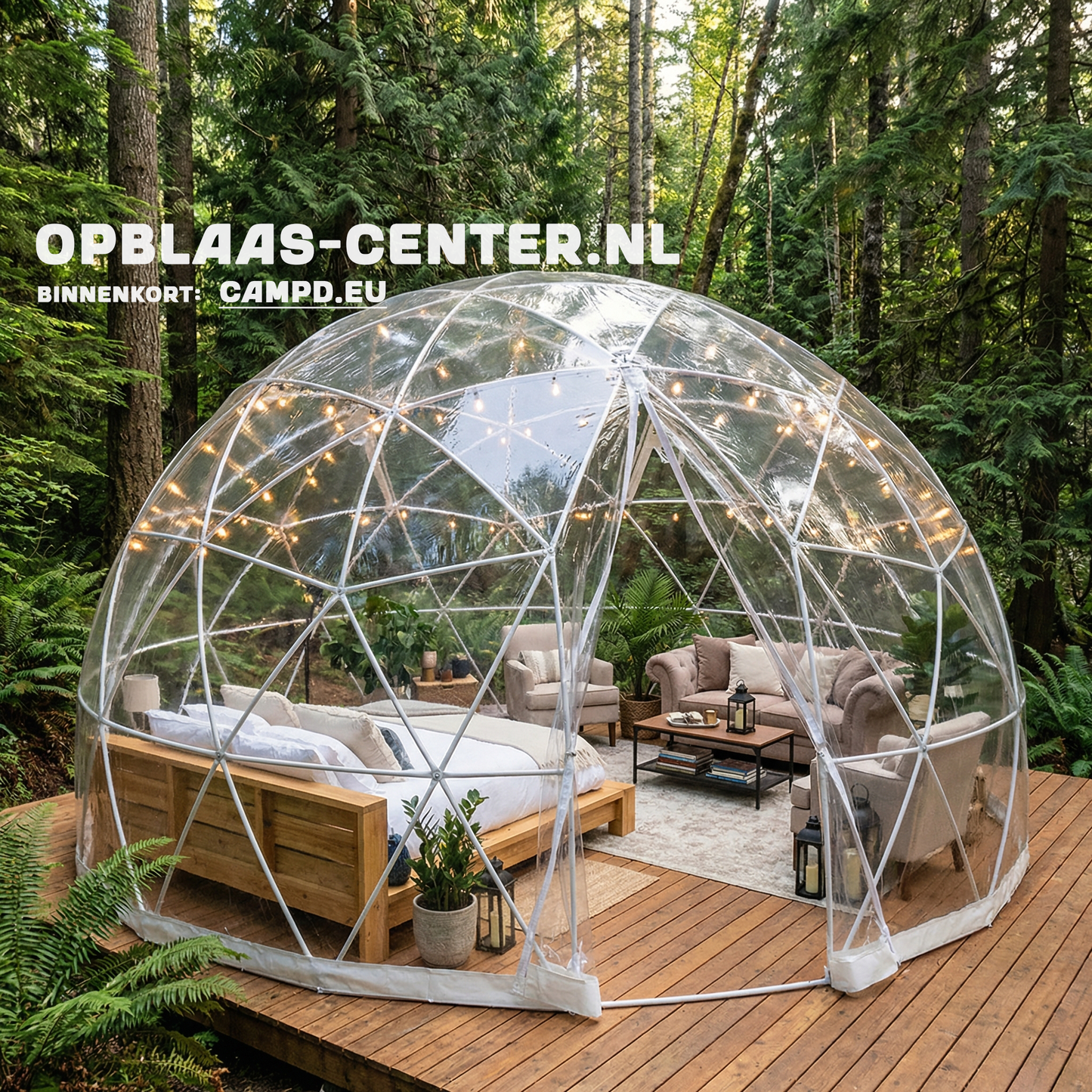 DOME transparant - 5-6-7-8-9 meter overkapping