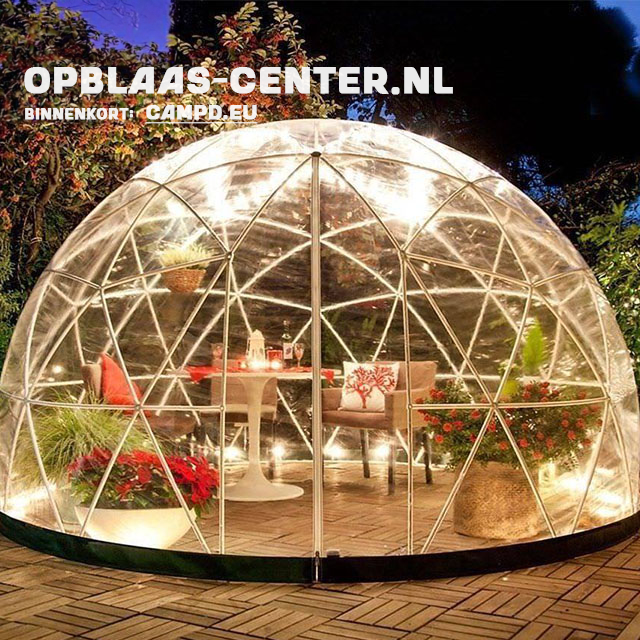 DOME transparant - 5-6-7-8-9 meter overkapping